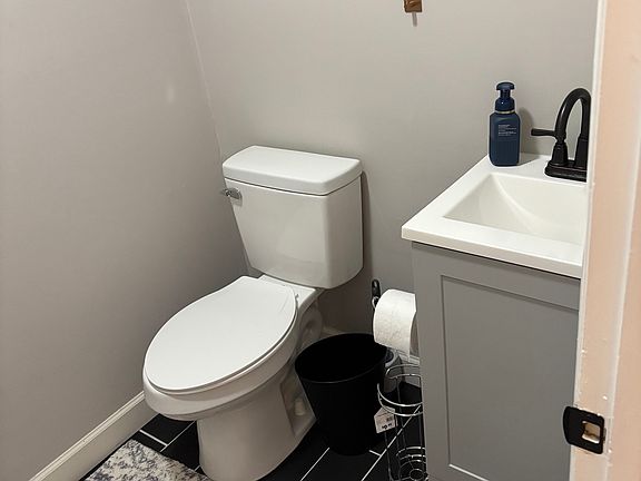 First floor half bath