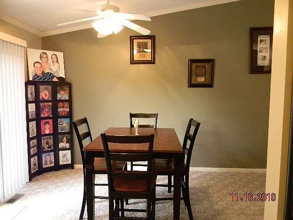 Patio door just off dining area