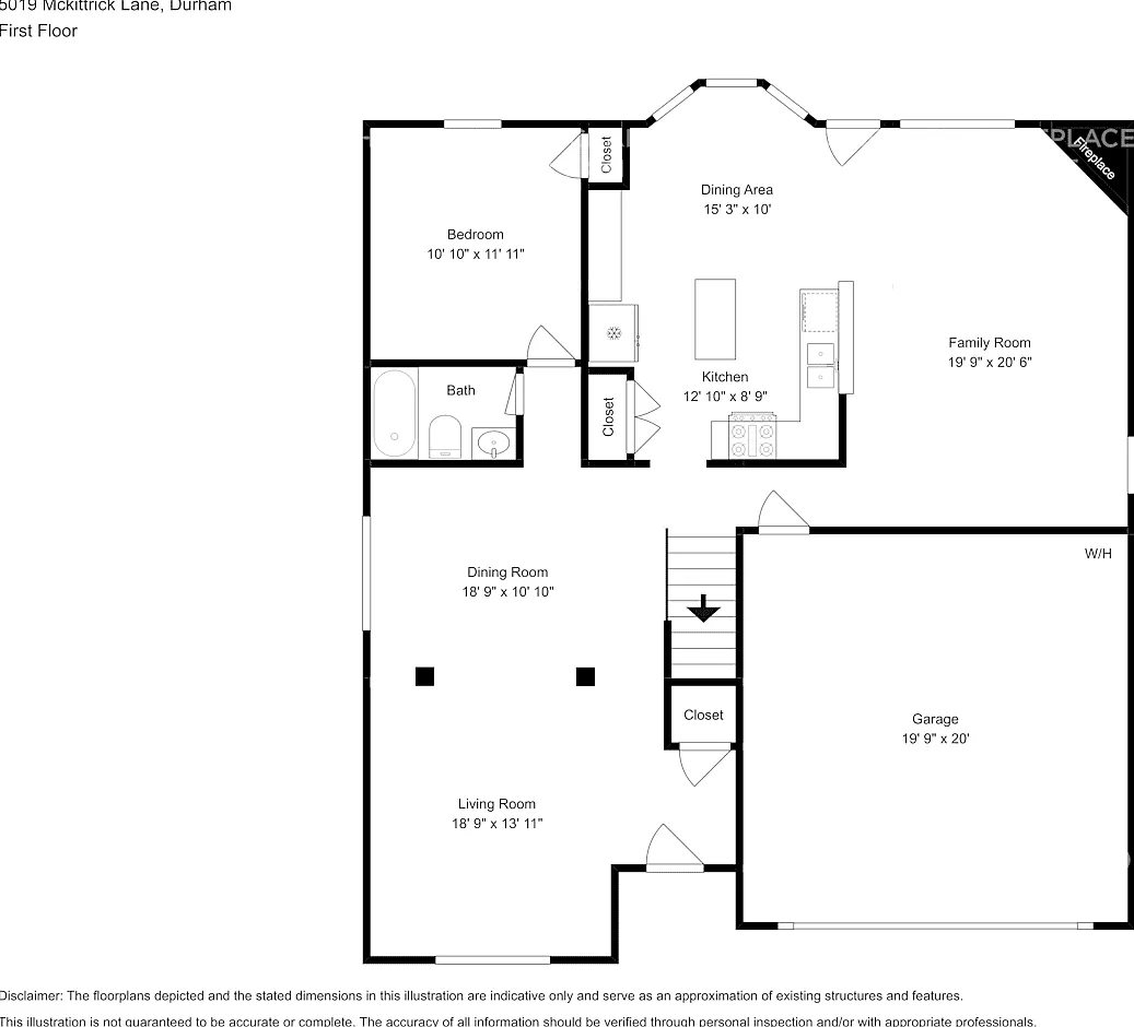 5019 McKittrick Ln Durham, NC 27712 — Photo 2