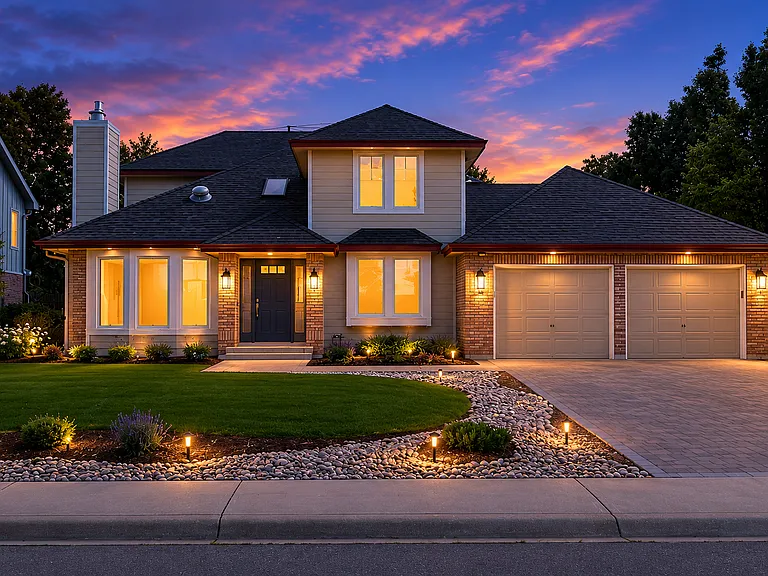 Digitally altered front exterior