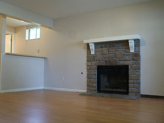 Ground floor living space with fireplace