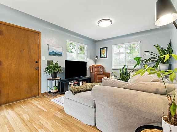 Front entrance and living room