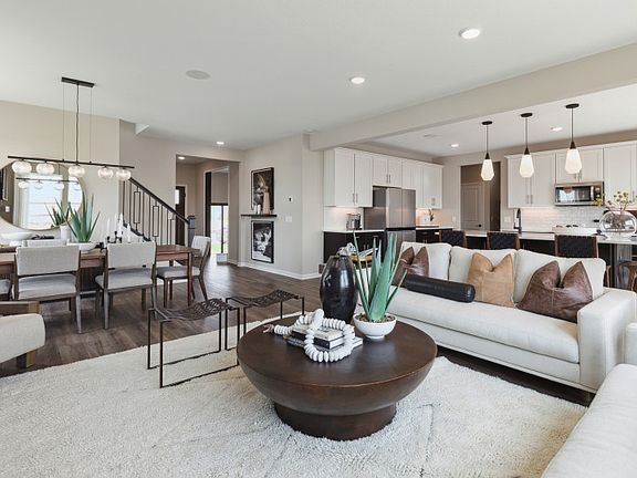 Looking out into the kitchen