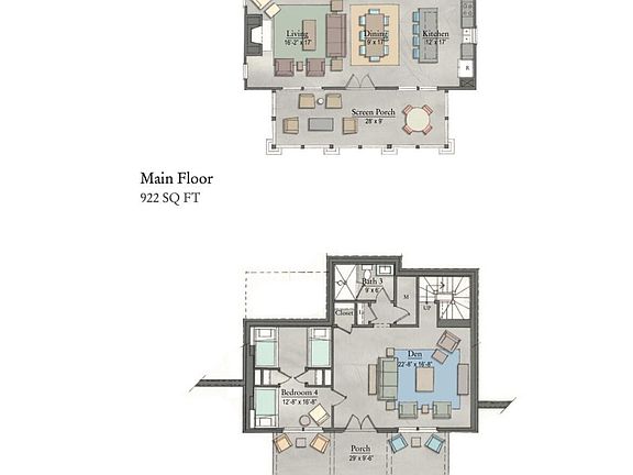 Image 3: Walton Cottage Floorplan