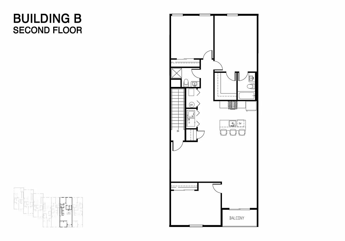 Floor plan Harold - Balcony