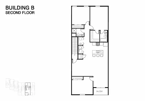 Floor plan Harold - Balcony