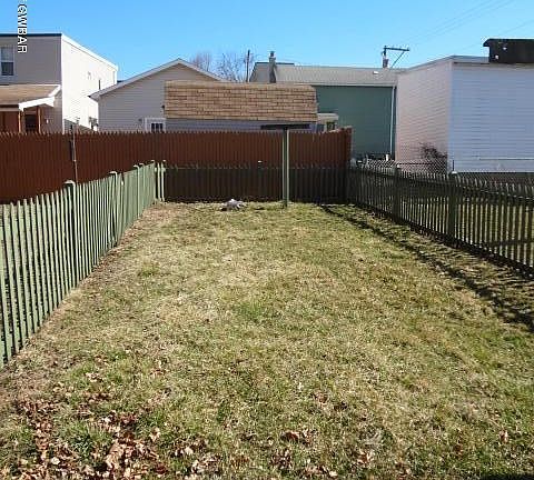 fenced yard