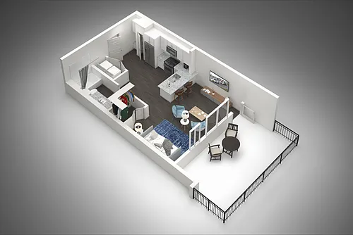Floor plan Studio