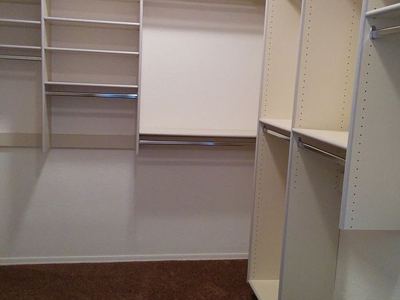 Walk-in master closet