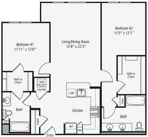 Floor plan B2-232-236-240-242-332