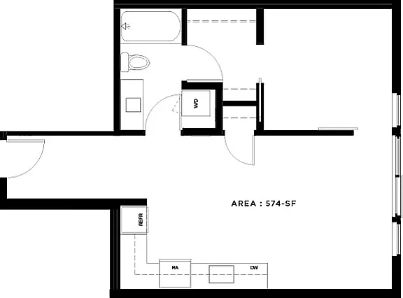 1 Bed, 1 Bath - Apt D 1 Bed, 1 Bath - Apt D