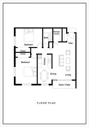 Floor plan Maxwell