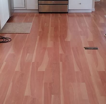 12mm birch wood/lam flooring