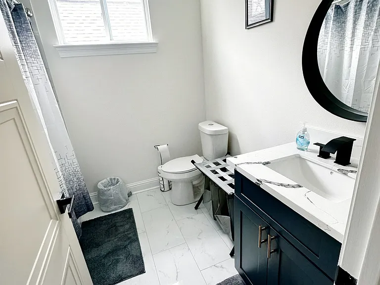 in suite bathroom