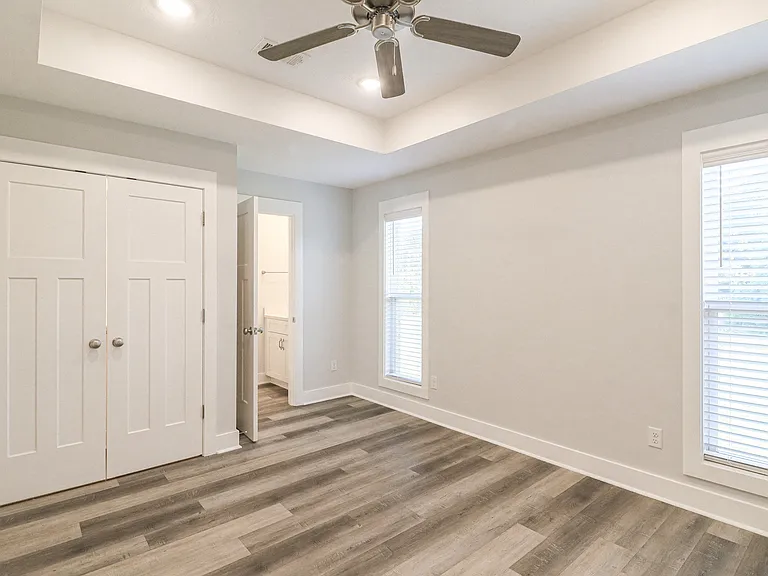 Primary bedroom with private bath