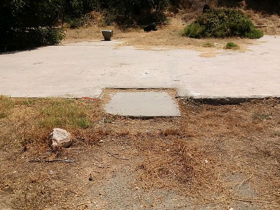 Concrete pad