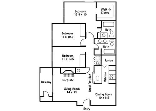 Floor plan Sequoia