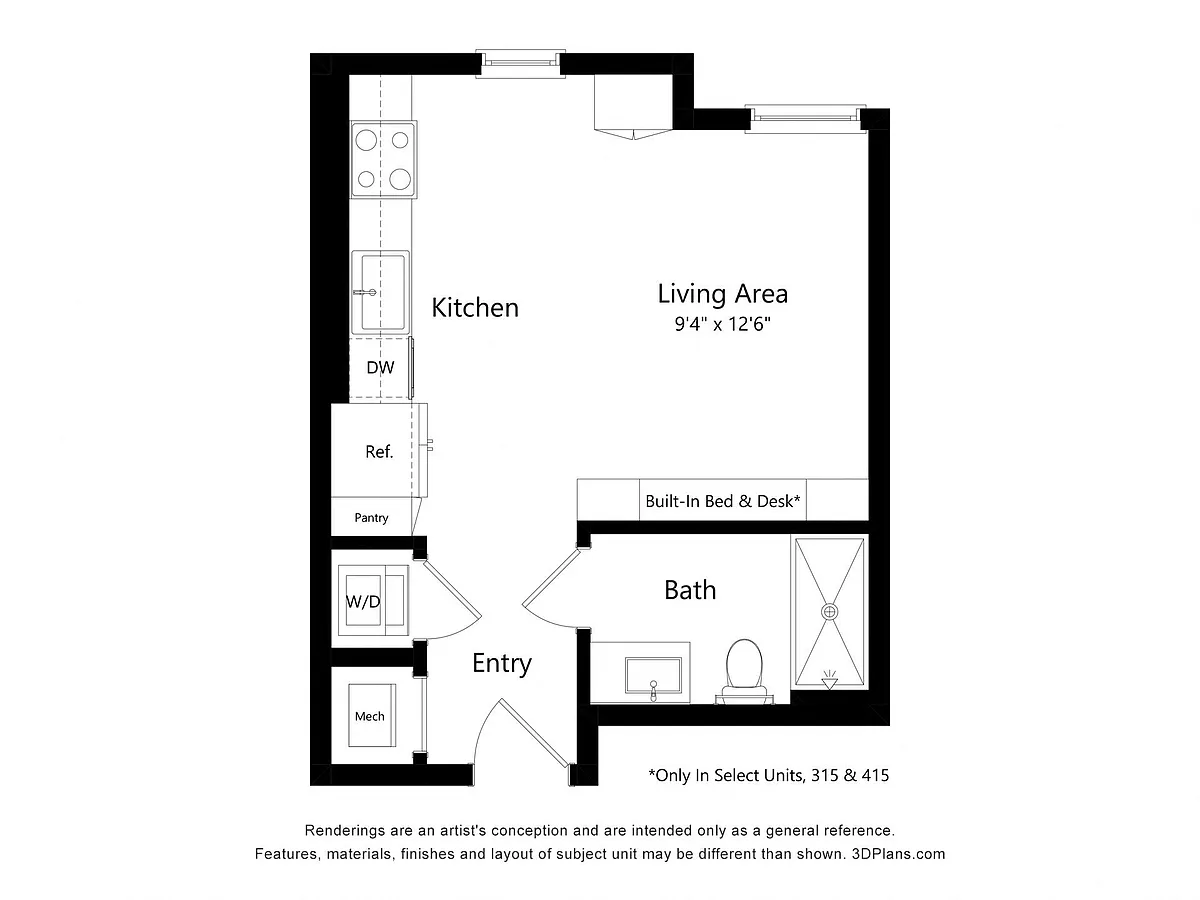 Floor plan S1 311 Collection