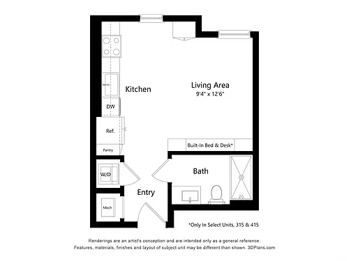 Floor plan S1 311 Collection