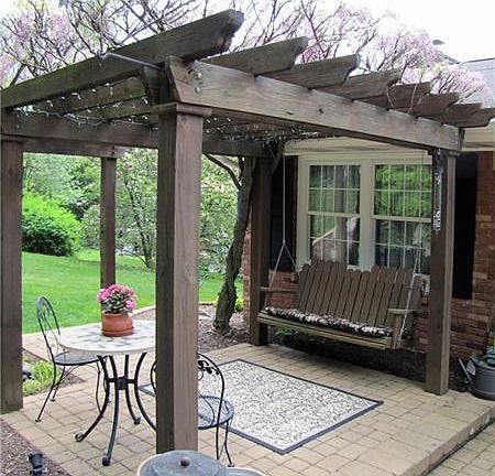 Pergola with Wisteria