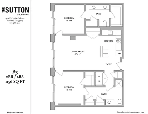 Floor plan B3