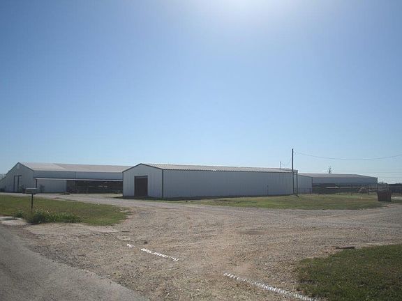 Arena and barn (exterior)