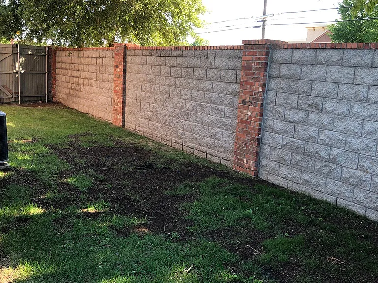 Garden- side of the house for kids to play safely.
