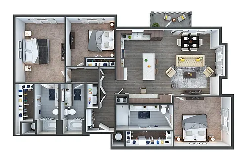 Floor plan C1d