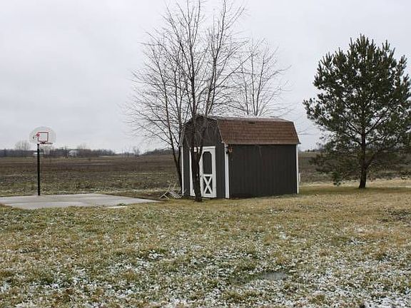 Storage Shed & Basketball