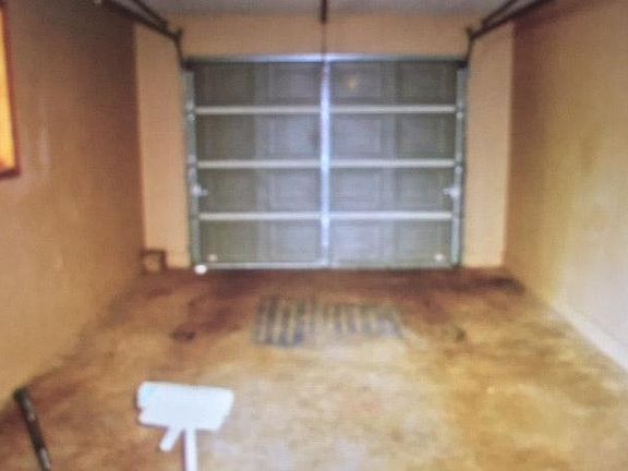 Garage with storage area