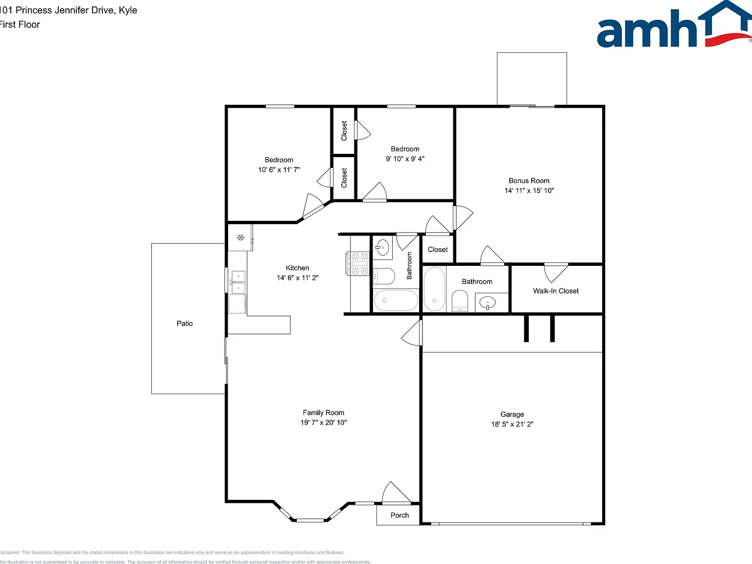 3 bed, 2.0 bath, 1334 sqft, $1,810 — Photo 2