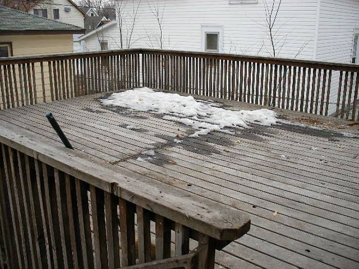 huge deck