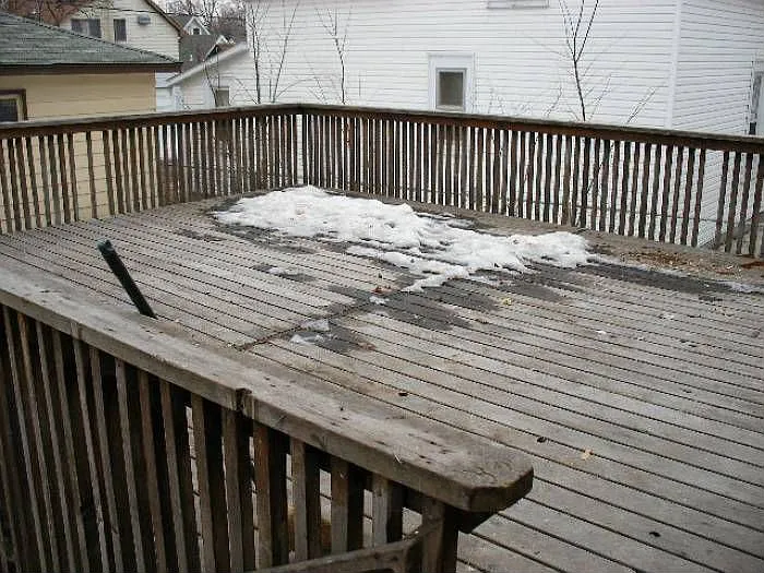 huge deck