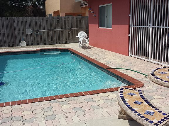pool and deck