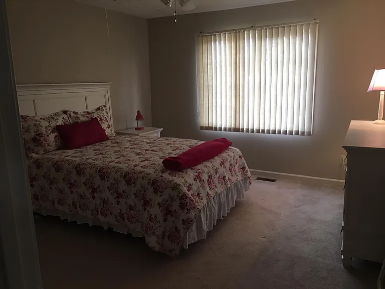 Upstairs bedroom #2 with large walk-in closet