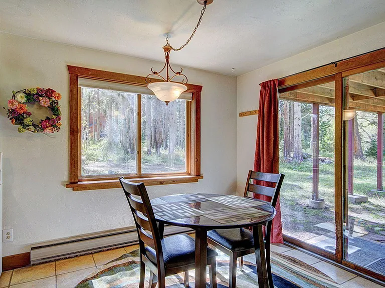 Dining area and Entry Door