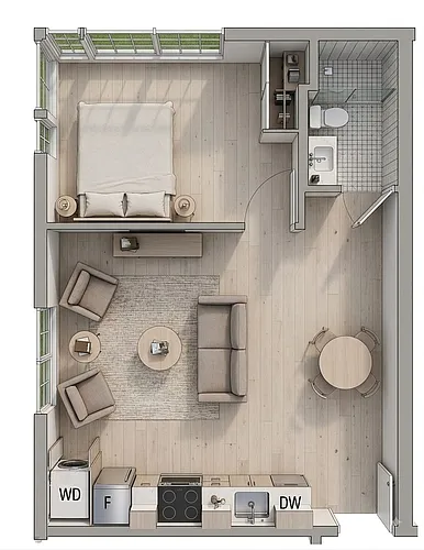 Floor plan 412