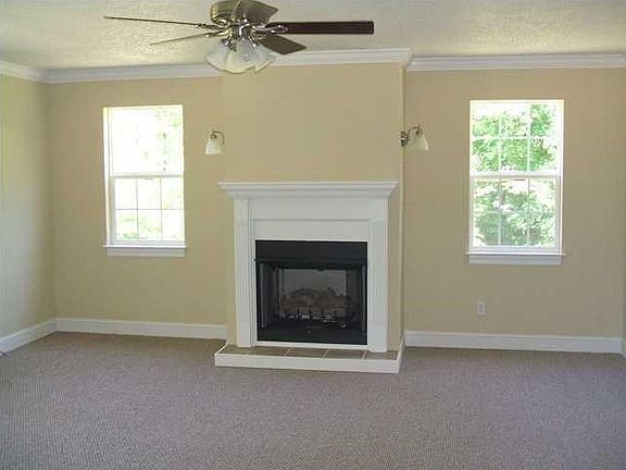 Master bedroom with fireplace