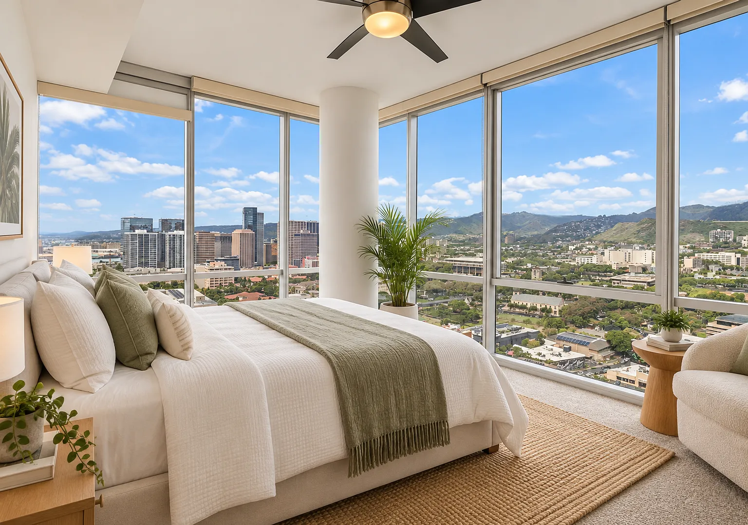 Kaka'ako High-Rise Living with Panoramic Ocean and Mountain Views — Photo 1