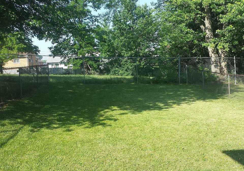 Fenced yard