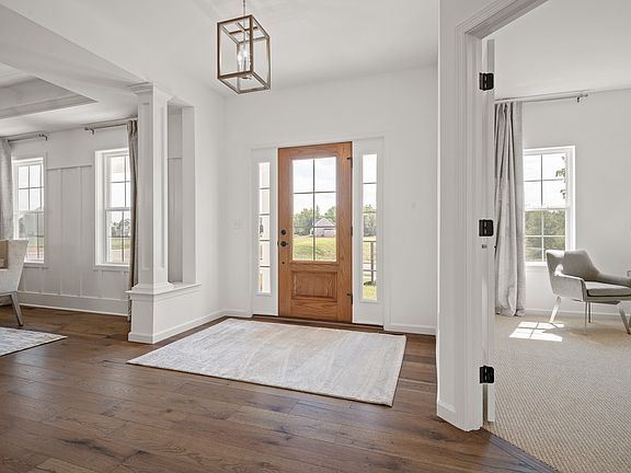Front entrance in the Ariel model from Garman Builders