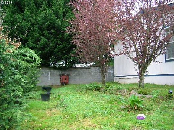 Fenced back yard