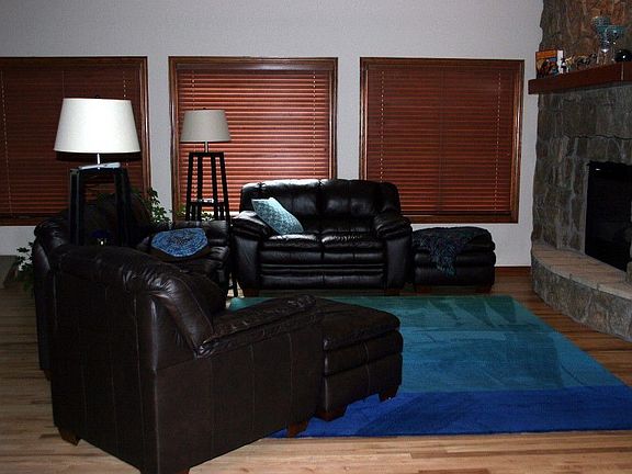 Great Room with Floor to Ceiling Fireplace