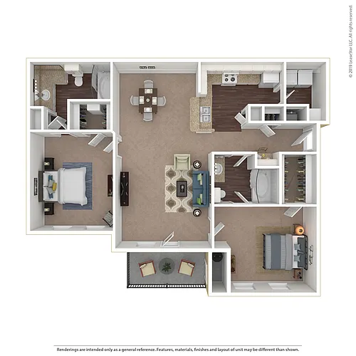Floor plan 2X2