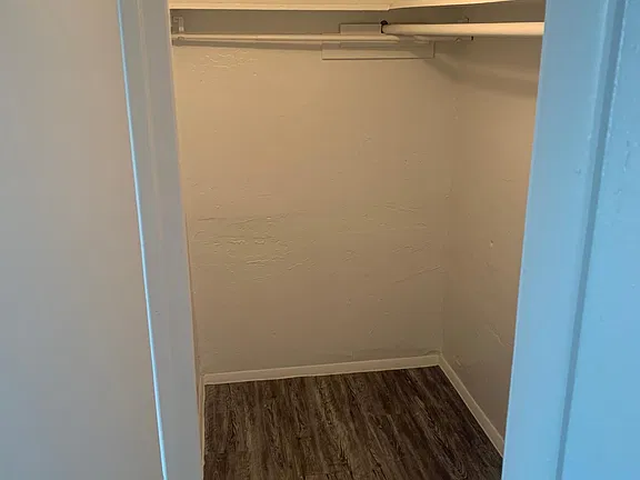 Closet storage — apartment 16 at Foothills Villas.