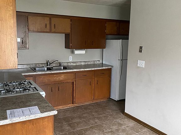 Kitchen refrigerator location far right