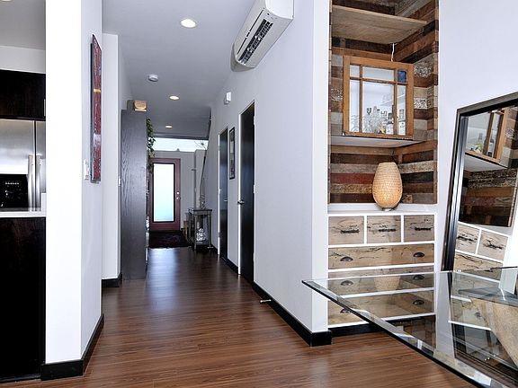 Hallway and Custom Bar