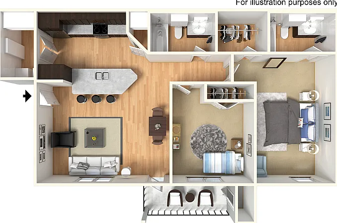 Jamestown Place Apartments Bossier City — Photo 35