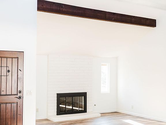 Cozy fireplace and new windows