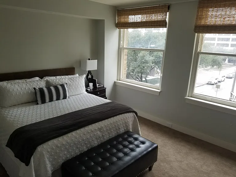 Master Bedroom overlooking Burnett Park